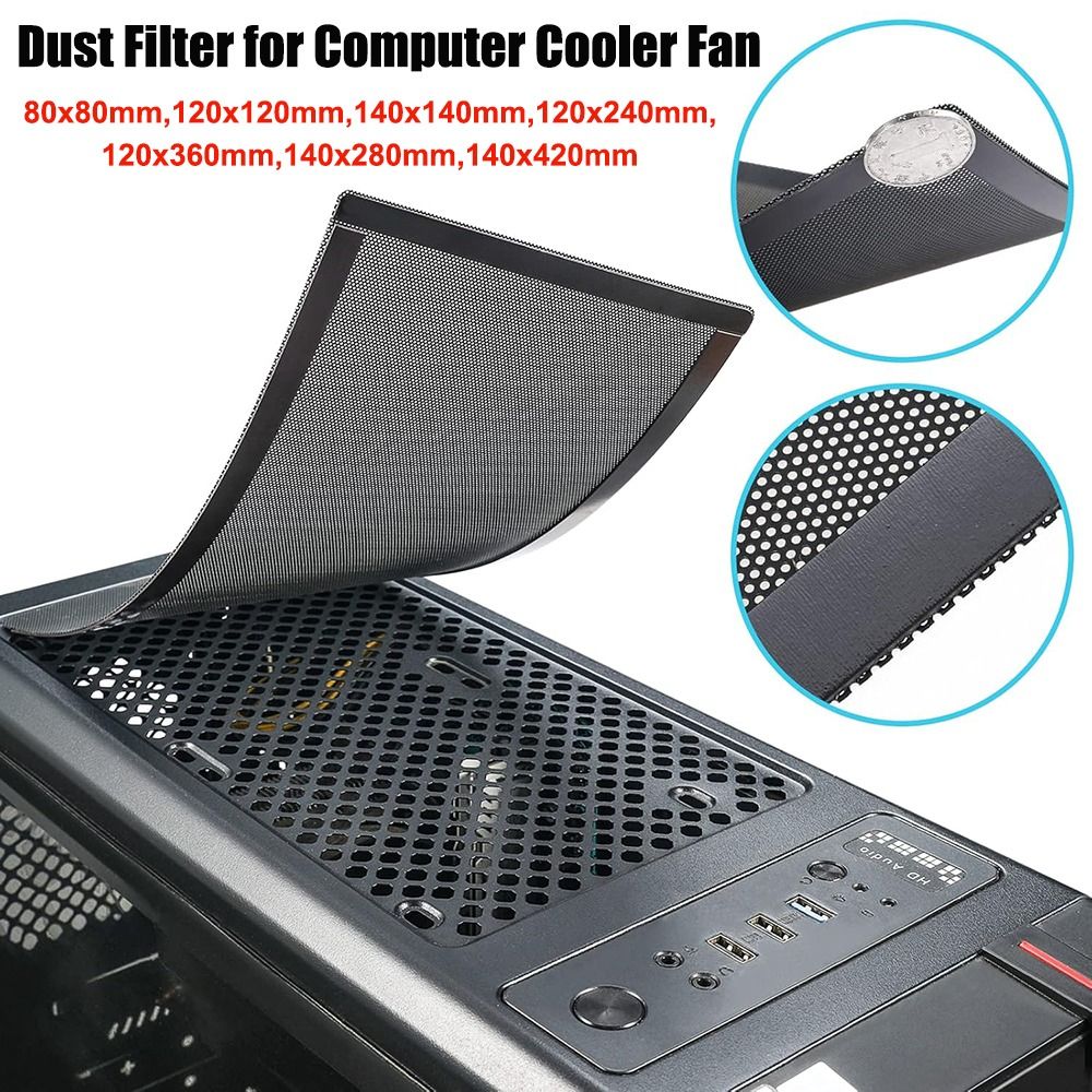 Dust Filter Pc - New PVC Dust Filter Cover Magnetic